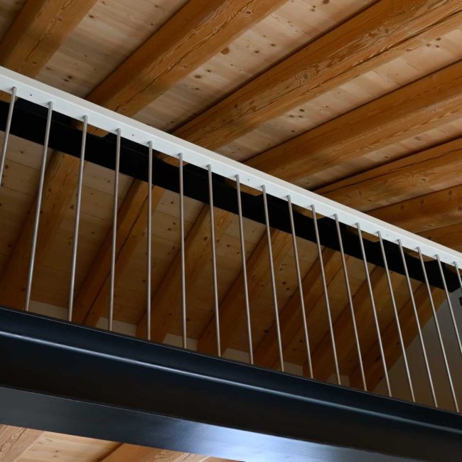 Parapetti con tubetti in acciaio